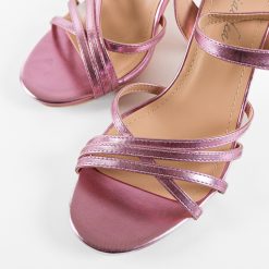 Sandale cu toc Najma Roz 7