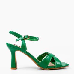 Sandale cu toc Pendo Verzi 4
