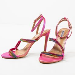 Sandale cu toc Sion Roz 3