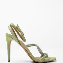 Sandale cu toc Sion Verzi 3