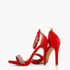 Sandale cu toc Slavka Rosii 4
