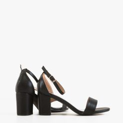 Sandale cu toc Susan Negre 2 2