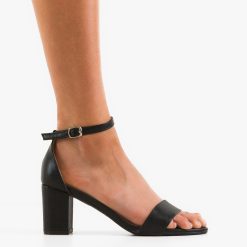 Sandale cu toc Susan Negre 2 5