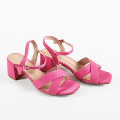 Sandale cu toc Tionge Roz 6