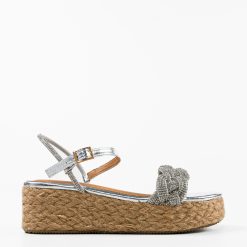 Sandale dama Floren Argintii 2