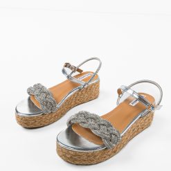 Sandale dama Floren Argintii 3