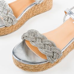 Sandale dama Floren Argintii 5