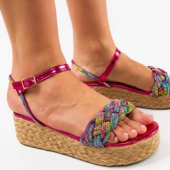 Sandale dama Floren Fuchsia 3