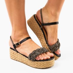 Sandale dama Floren Negre 2