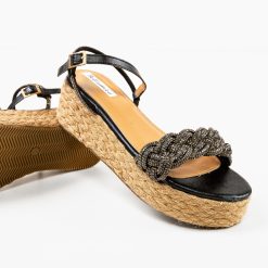 Sandale dama Floren Negre 4