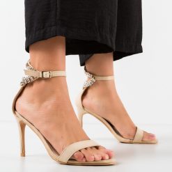 Sandale dama Johnson Bej 2