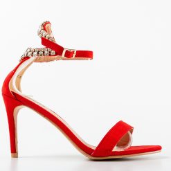 Sandale dama Johnson Rosii 3