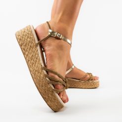 Sandale dama Missie Bej 2