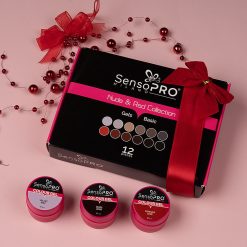 Set 12 Geluri UV Colorate SensoPRO Milano Nude Red Collection 2