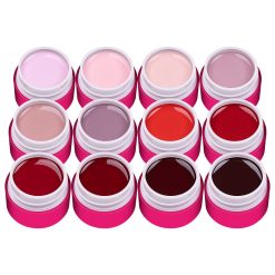 Set 12 Geluri UV Colorate SensoPRO Milano - Nude & Red Collection-Geluri UV  data-eio=