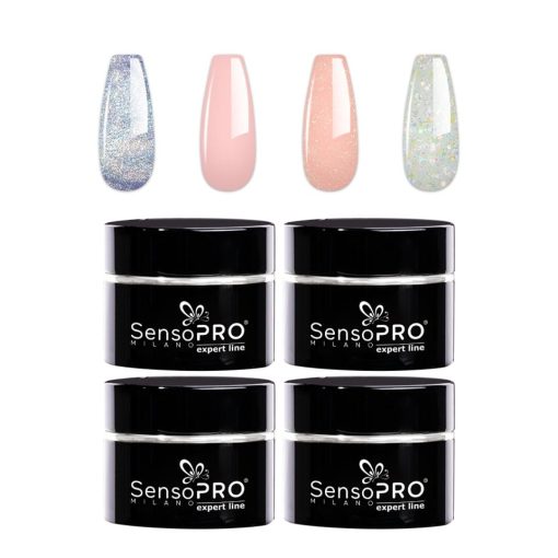 Set 4 Gel Constructie Expert Line - SensoPRO Milano