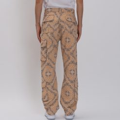 Small Signature Washed Paisley Cargo Pants 1