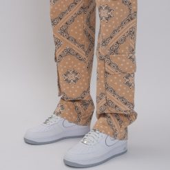 Small Signature Washed Paisley Cargo Pants 5