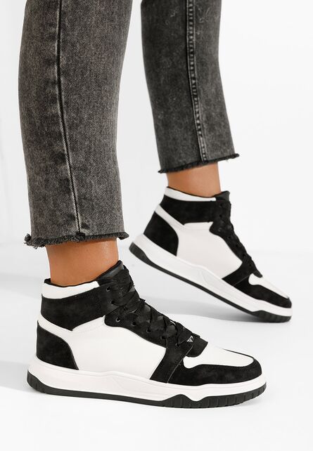 Sneakers High-Top Zelinea negri-Sneakers High-Top-Sneakers High-Top