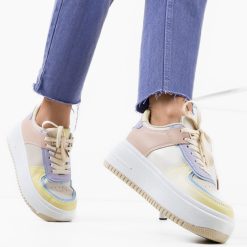 Sneakers dama Hughes Galbeni-Sport-Sport