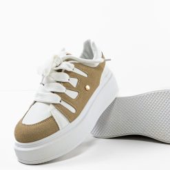 Sneakers dama Zohai Khaki 6