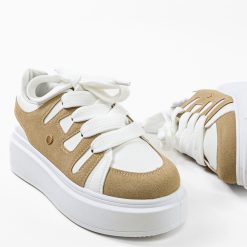 Sneakers dama Zohai Khaki 7
