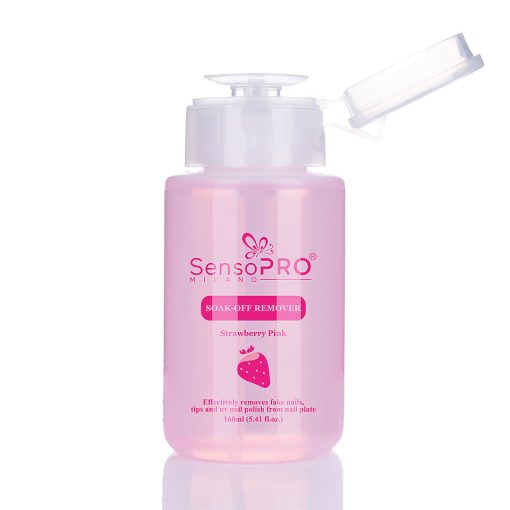 Soak Off Remover SensoPRO Milano Strawberry - Indepartare gel