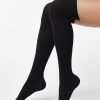 Sosete jambiere negre lungi peste genunchi Steven S076-019-FEMEI