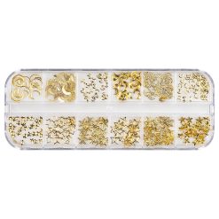 Strasuri Unghii LUXORISE Gold Nights 12 modele 2