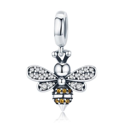 Talisman din argint Crystal Bee-Talismane >> Talismane din Argint (toate)