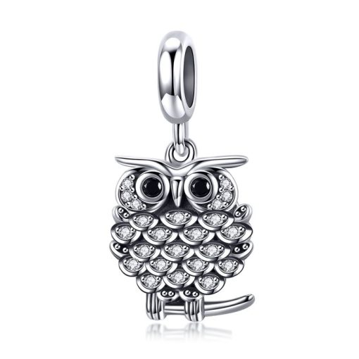 Talisman din argint Lovely Owl-Talismane >> Talismane din Argint (toate)