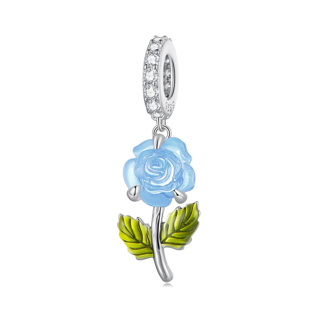 Talisman din argint Shifter Blue Rose-Talismane >> Talismane din Argint (toate)