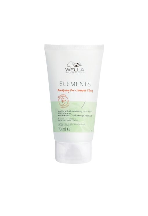 Tratament pre-samponare cu argila Wella Professionals Elements Pre-Shampooing Clay pentru scalpul gras - 70 ml-FEMEI-GENTI SI ACCESORII/Produse cosmetice