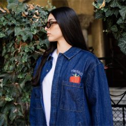 X Lidl Pumpkin Denim Overshirt-Barbati