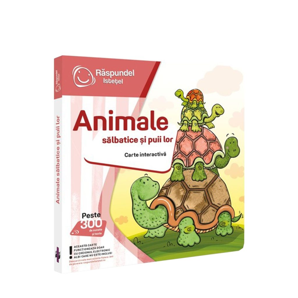 Animale salbatice si puii lor-Jucarii-Carte