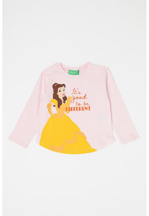 Bluza de bumbac cu imprimeu Disney Princess-FETE-IMBRACAMINTE/Bluze