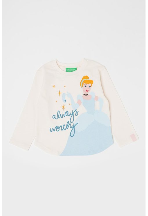 Bluza de bumbac cu imprimeu Disney Princess-FETE-IMBRACAMINTE/Bluze