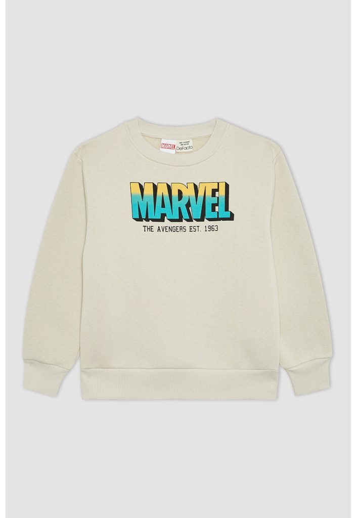 Bluza de trening cu imprimeu Marvel-BAIETI-IMBRACAMINTE/Bluze