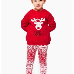 Bluza de trening cu imprimeu Rudolf-FETE-IMBRACAMINTE/Bluze