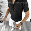 Camasa barbati slim fit neagra B9315 O6-3.2-Camasi barbati