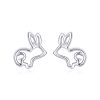 Cercei din argint Cute Rabbit-Cercei