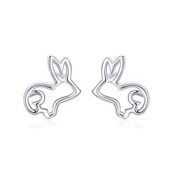 Cercei din argint Cute Rabbit-Cercei