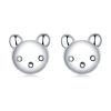Cercei din argint Mini Bear-Cercei >> Cercei din argint