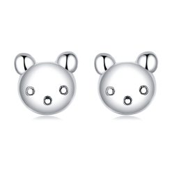 Cercei din argint Mini Bear-Cercei >> Cercei din argint