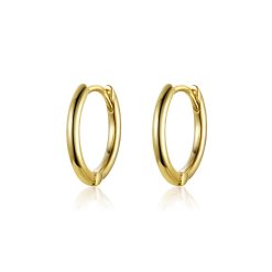 Cercei din argint Perfect Gold Circle-Cercei >> Cercei din argint