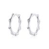 Cercei din argint Small Round Hoops-Cercei