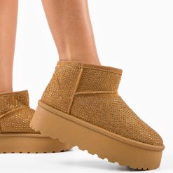 Cizme tip Ug Oliv Camel 2