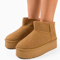 Cizme tip Ug Oliv Camel 4