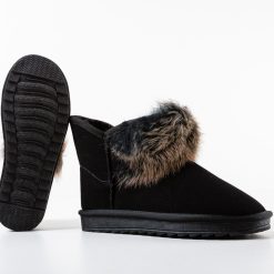 Cizme tip Ug Puff Negre 4