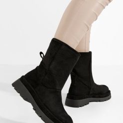 Cizme tip ugg Tenderly V2 negre-Cizme tip UGG-Cizme tip UGG